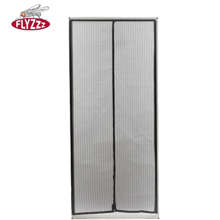 Factory price anti insect screen mesh polyester DIY magnet mosquito net door curtains