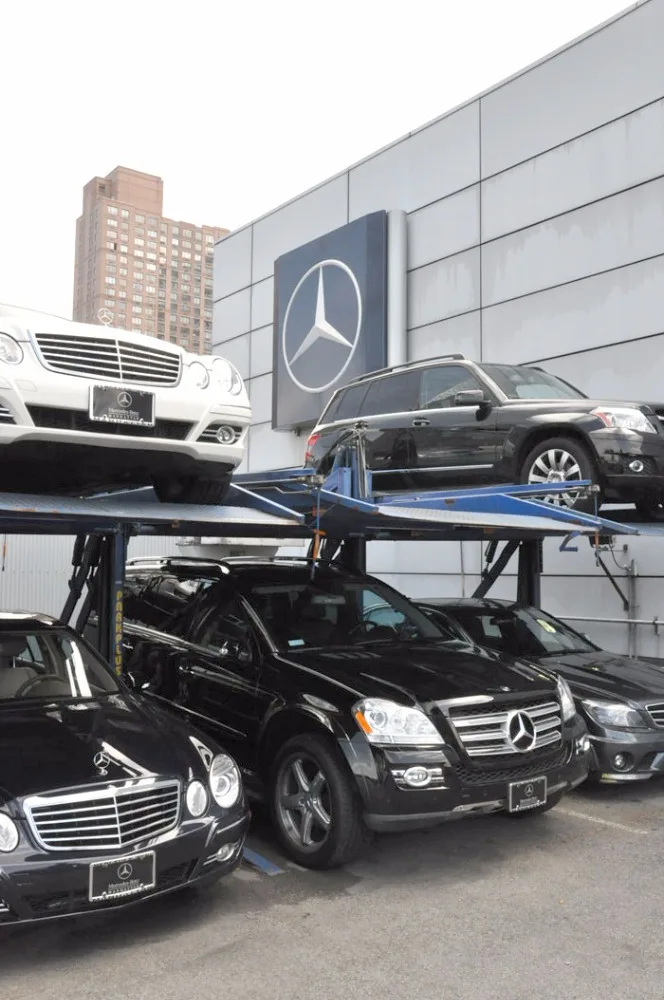 
pjs 2 post 2 layer mini mechanical simple parking duplicate 