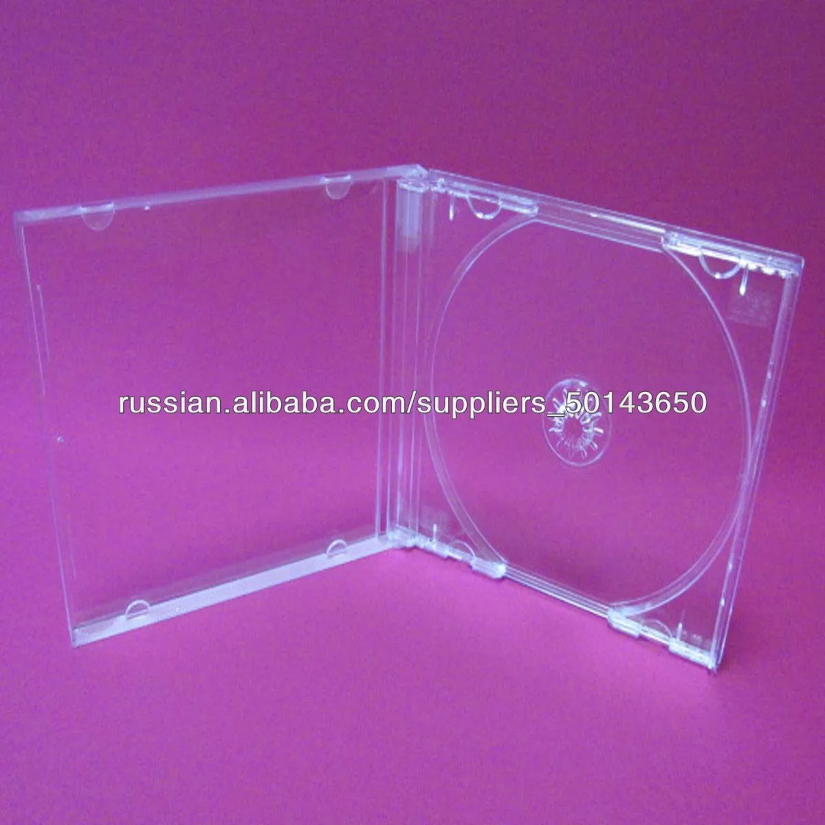 Коробка (футляр) CD Box для 1 диска Jewel Clear (Липецк)