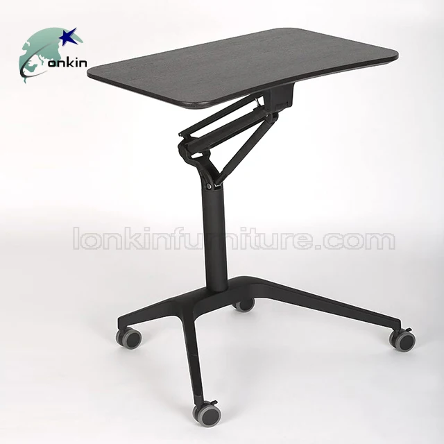 Office Furniture Portable Computer Table Height Adjustable Rolling Laptop Desk
