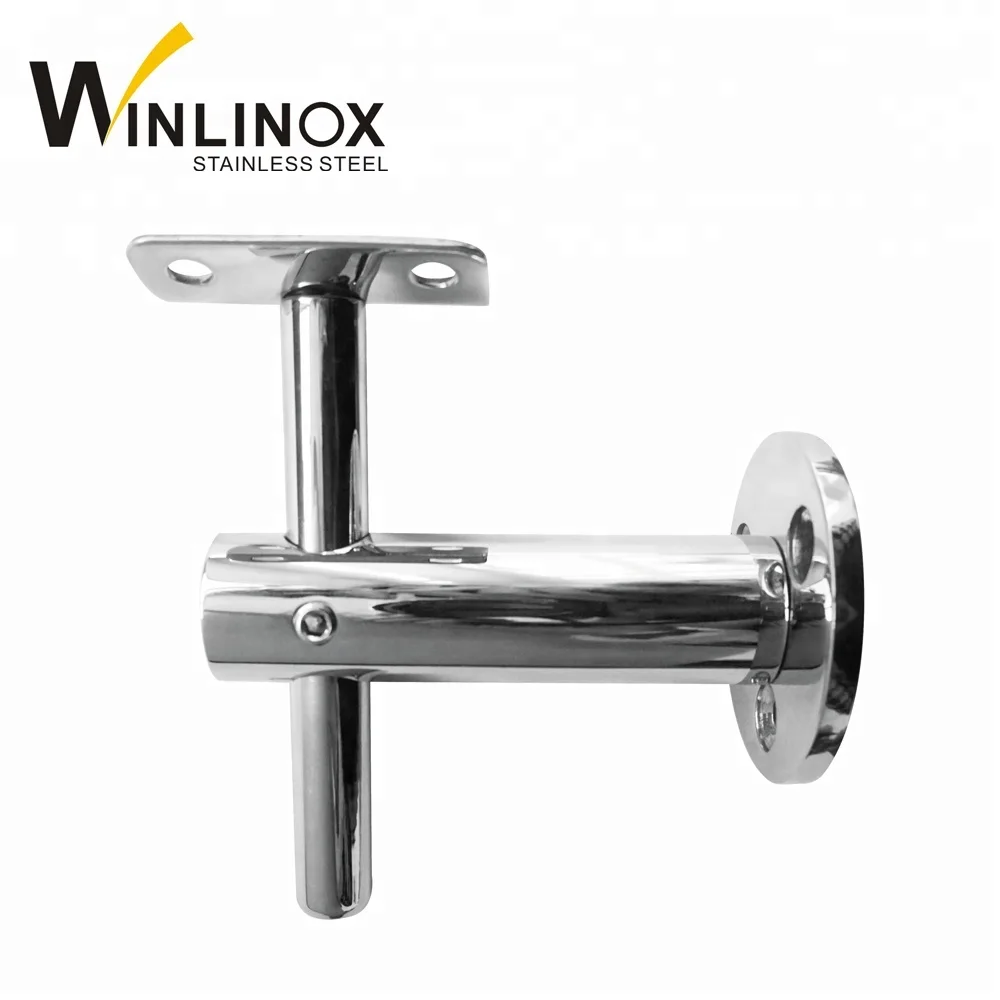 Heavy-duty Commercial Hand Rail Hardware, Removable Handrail Bracket for Wall/Glass/ Post Mounted