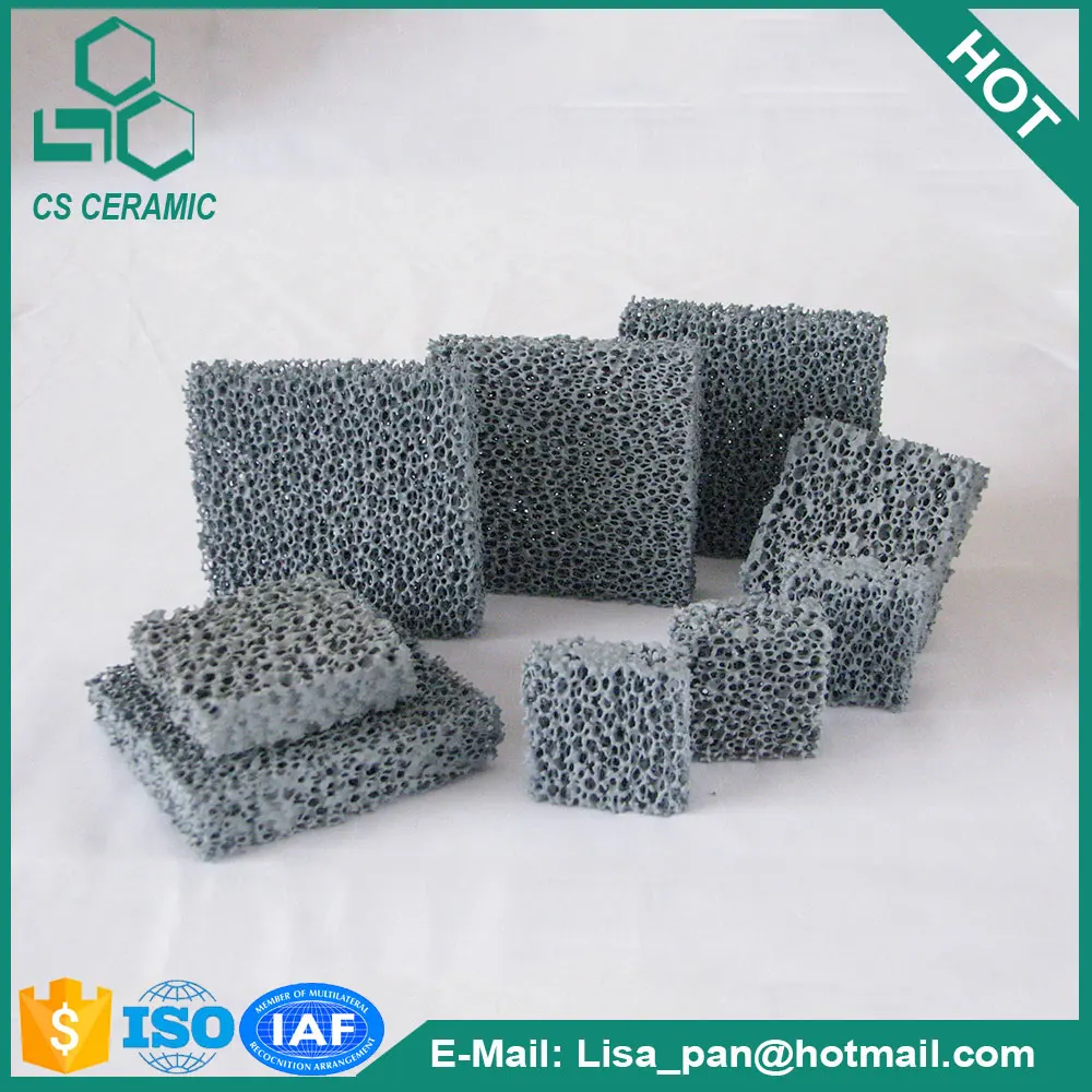 Sic керамический фильтр пены для точного литья фильтр