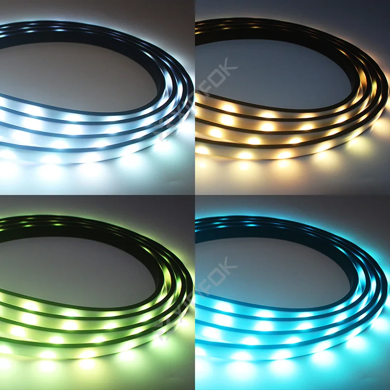 Xinfok APP Car Atmosphere lights 90*120 cm Under Car Underglow Chassis Light Kit With RF Remote Controller