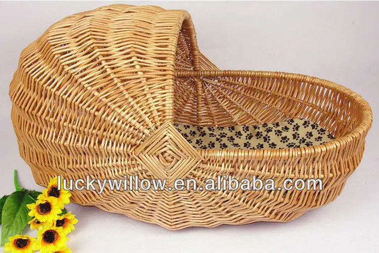 
Wicker baby moses pram basket for gift 