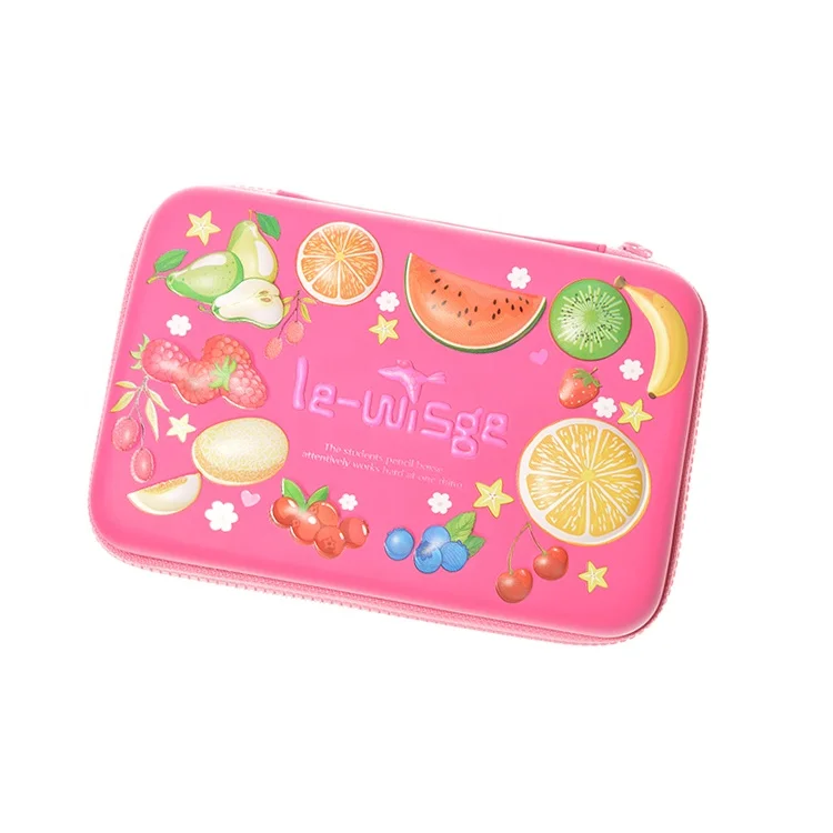 
Pencil Case 3D Cute EVA Pen Pouch Stationery Box Anti-Shock Large Capacity Multi-Compartment for Girls School Students Teens Kid 