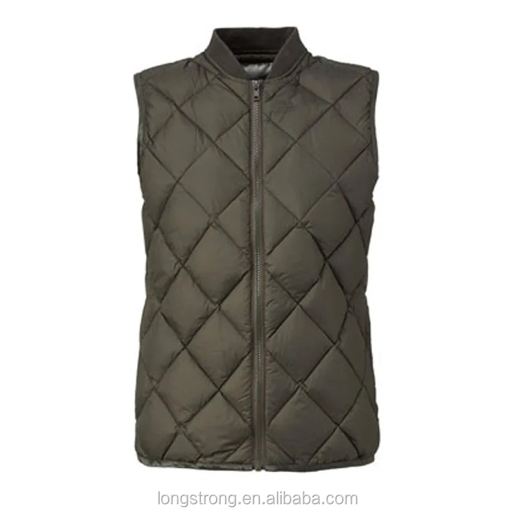 
 Недорогой мужской теплый зимний жилет ryh651с высоким воротником  