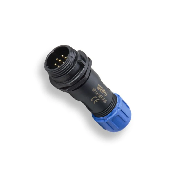Пластиковые мужской SP1311 разъем серии P weipu ip68 2 3 4 5 6 7 9 булавки