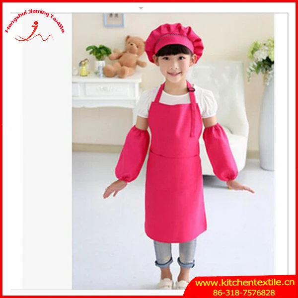 Good selling 100% cotton baby clothes children apron kids apron cooking
