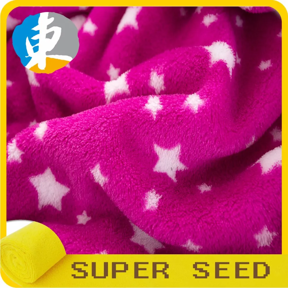 Custom silk screen print soft bathrobe for women