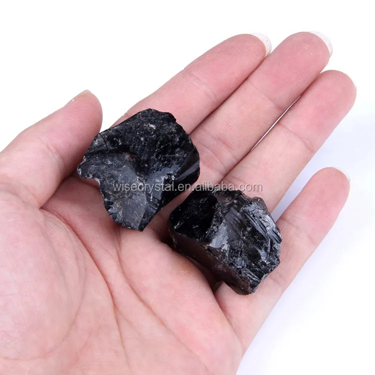 For wholesale healing black tourmaline rock stone energy stone crystal