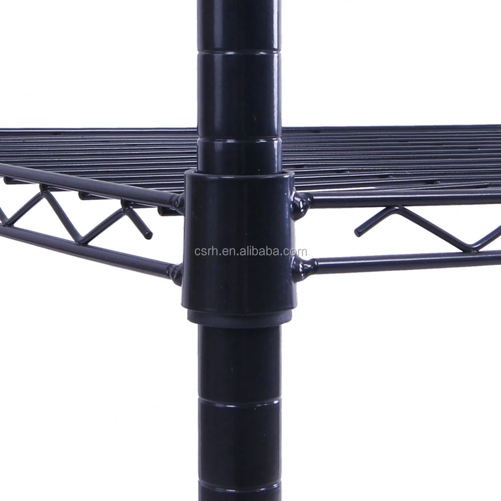 RH-WS7033170B -6  storage shelf rack     700*330*1700mm Light Duty Six Layers Storage Wire Shelf