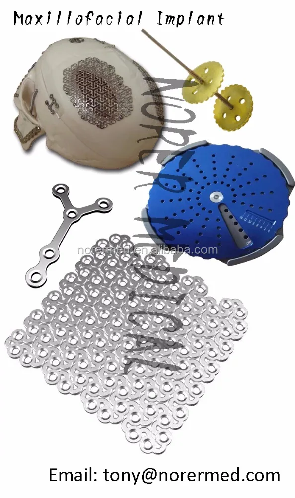 Human /Veterinary Cranioplasty Maxillofacial MINI plate Mesh