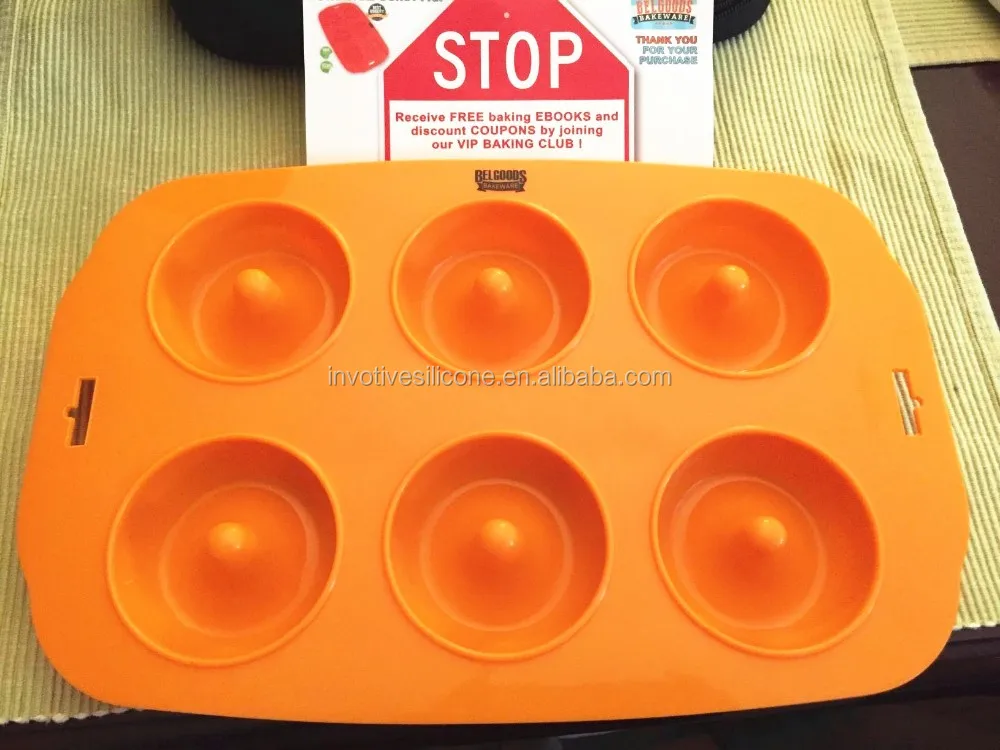 Wholesale 12 Cavities Mini size Non-stick silicone donut tray