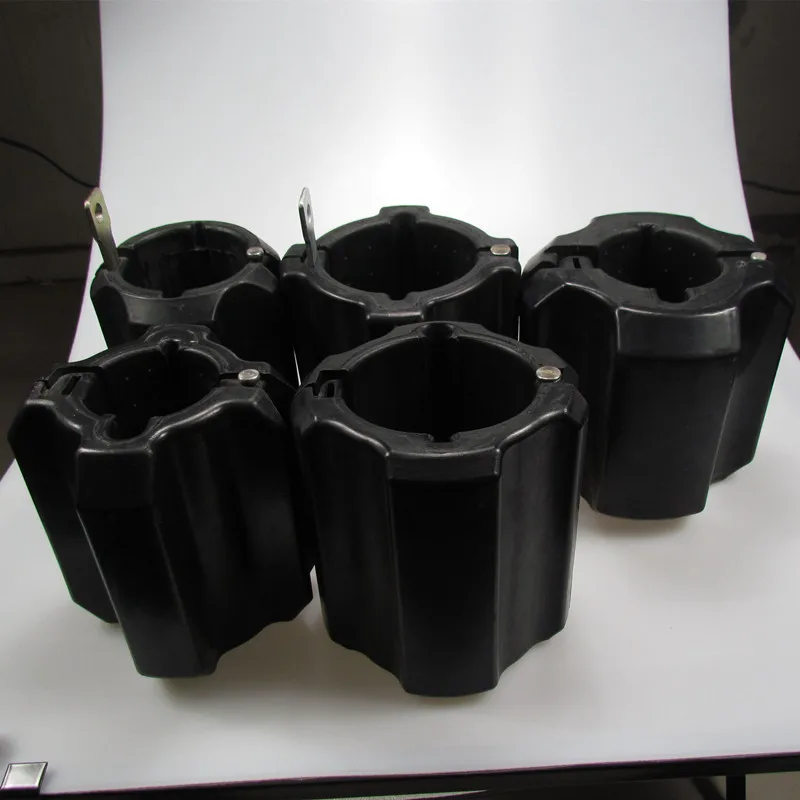 
Rubber tubing centralizer with plug 