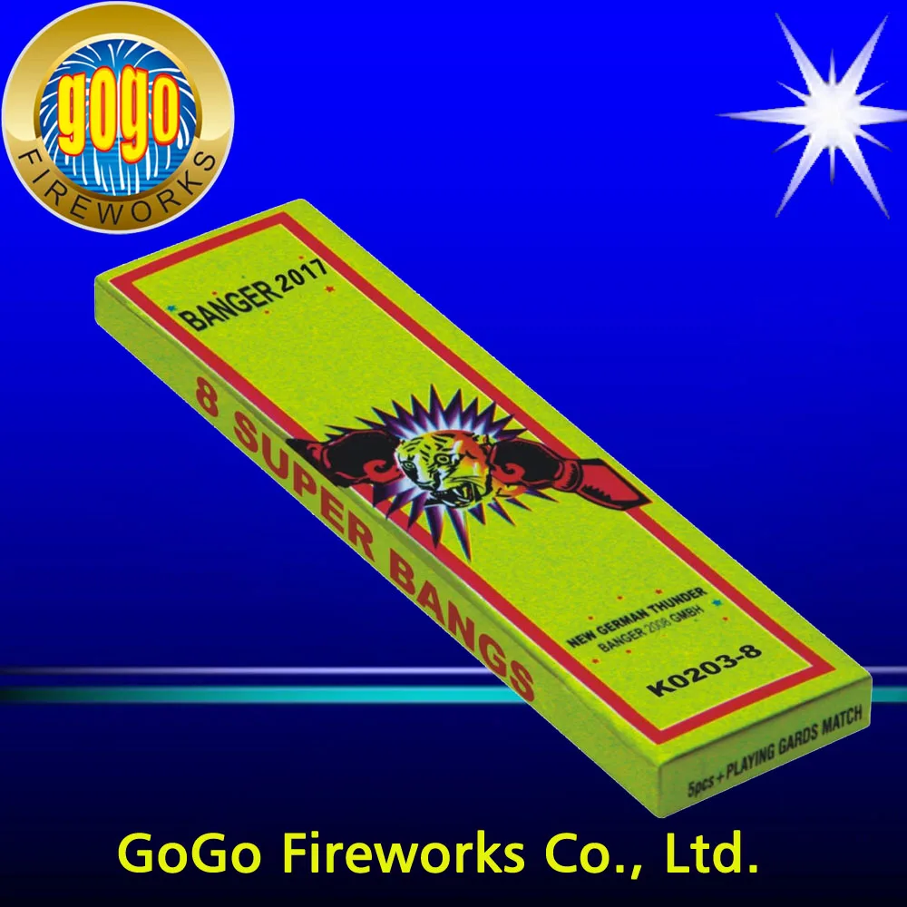 K0203-8-2 3#8 Bangs Match Cracker Fireworks Powerful Firecracker Chinese Firecrackers Packing In 25/20/6