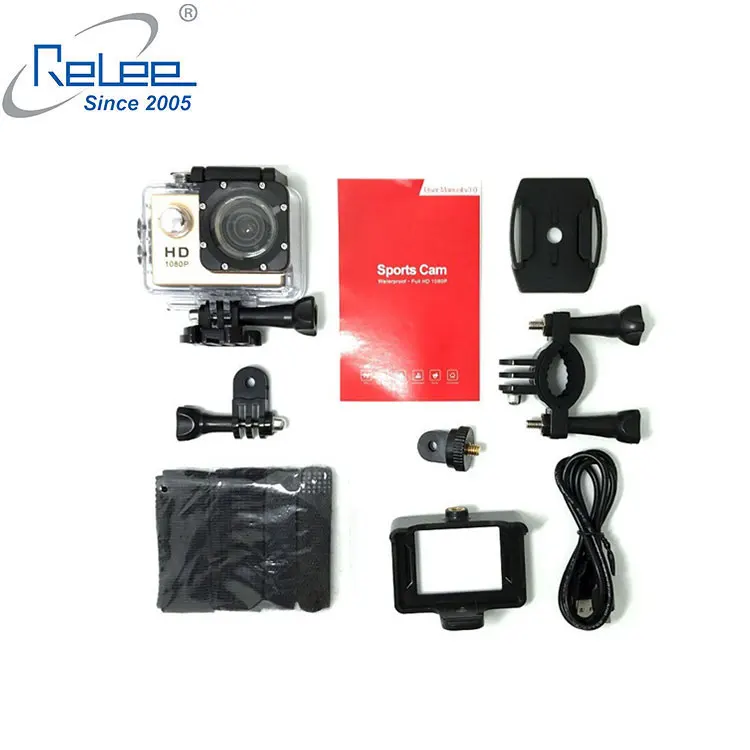 Cheap promotional sport camera waterproof motion dv diving camera
