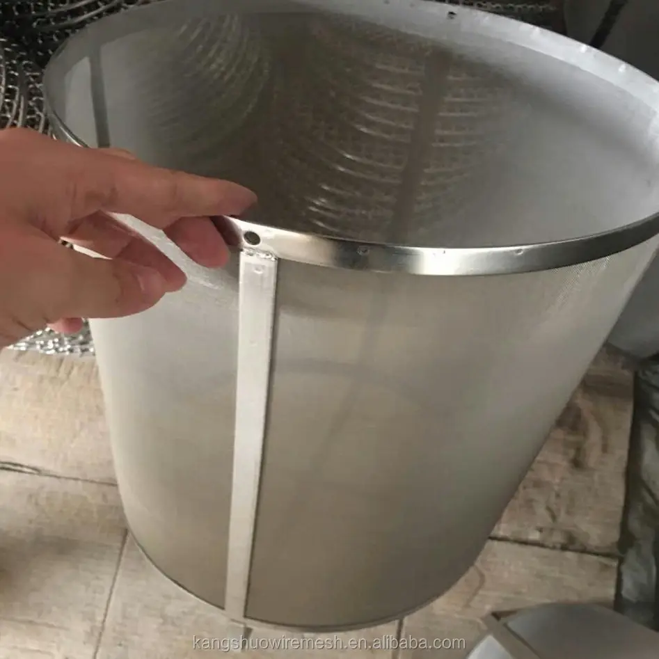 304 Stainless Steel Beer strainer Bucket Filter wire mesh