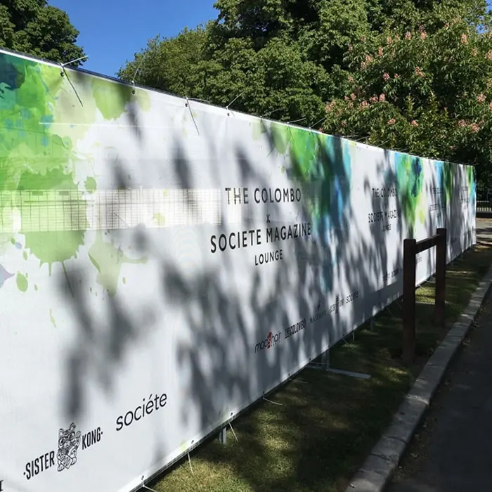 Custom fence wrap advertising graphic banners,outdoor event mesh banner
