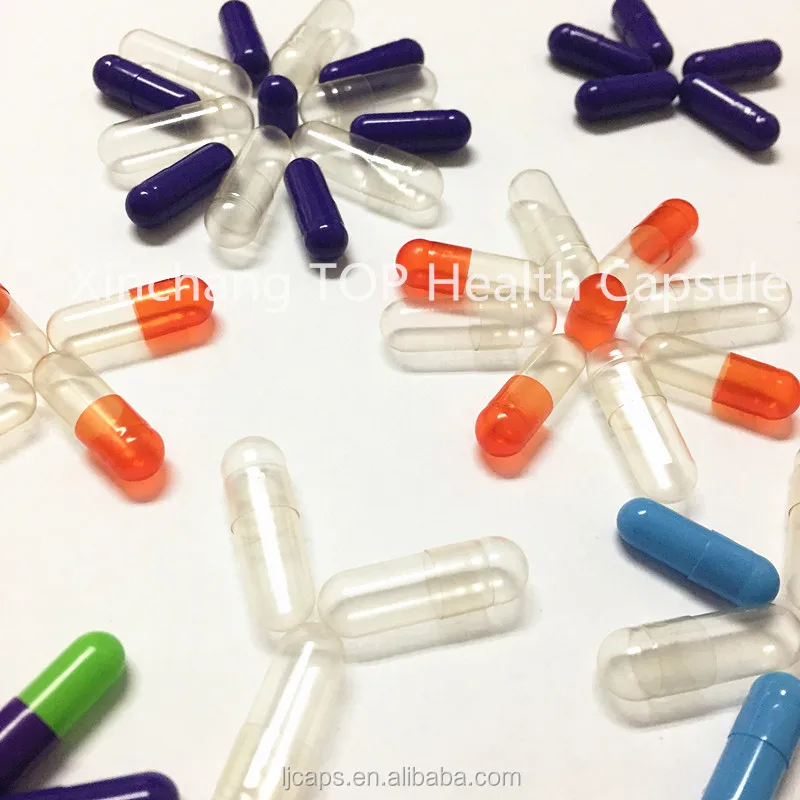 size 1 empty hard vegetable capsule