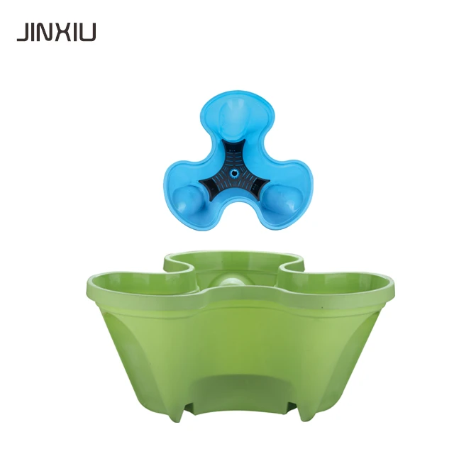 
2017 Hot Selling Plastic Stacking Flower Pot 