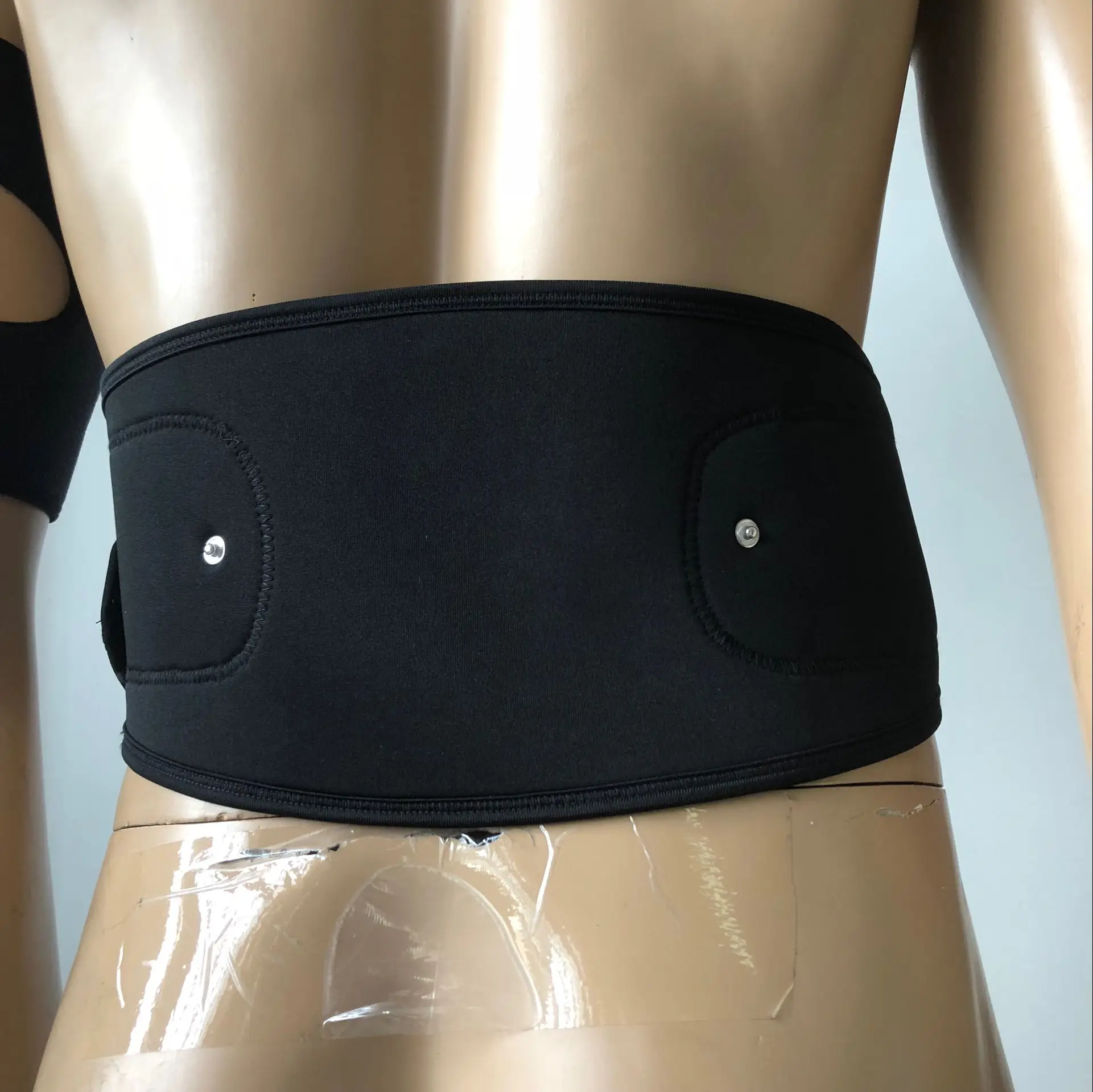 
Tens Machine Waist Belt Conductive Fabric Waist Belt for Back Pain 