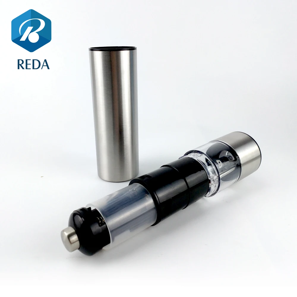 
New design stainless steel electric pepper mill salt and pepper grinder 