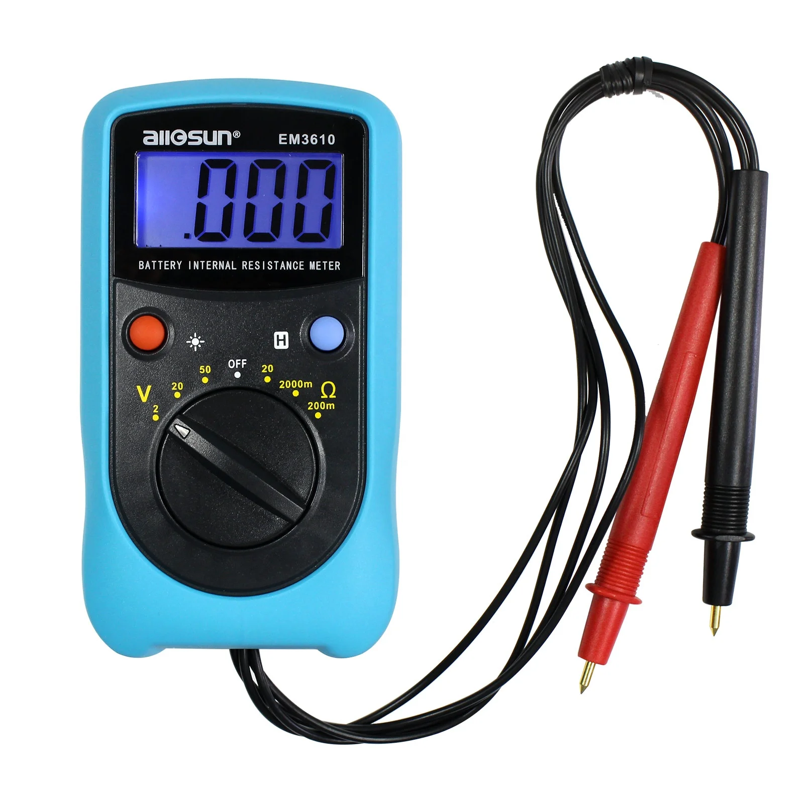 Автомобильный тестер внутреннего сопротивления all-sun EM3610 измеритель температуры и напряжения