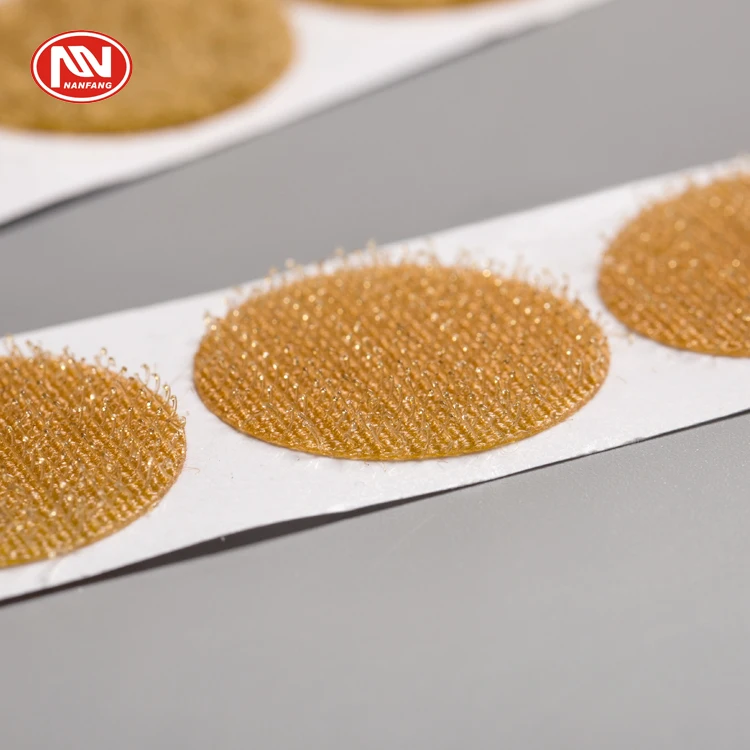 Black Color Self Adhesive Hook And Loop Dots