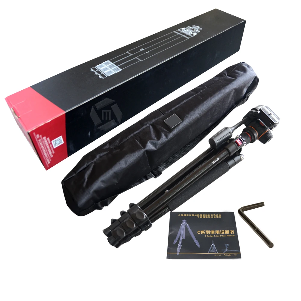 Mcoplus CT-628+ HY250 Professional Portable Aluminium Alloy DSLR Digital Camera Tripod Stand With Gimbal Head