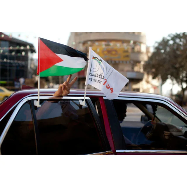 
Outdoor Custom Print Outdoor Flag Palestine Car Flag For Festivals/Event/Adertising 