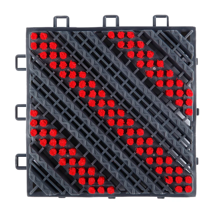 Clean Step Entrance Cheap Custom Floor Interlocking Brush Cleaning Mat