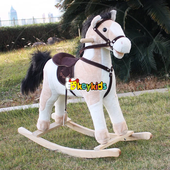 2017 wholesale baby wooden riding horse toy,funny kids wooden riding horse toy,fashion children wooden riding horse toy W16D068