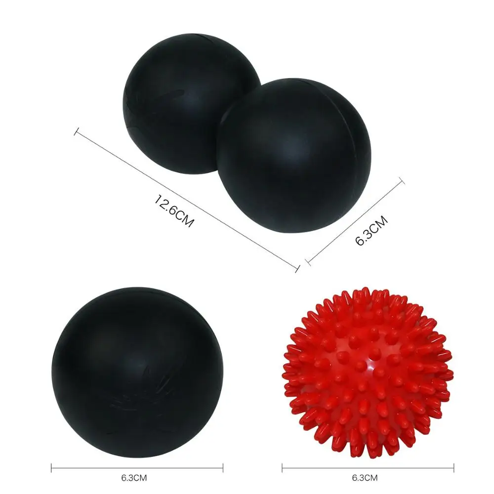 
Massage Lacrosse Balls Rubber Body Massage Therapy Balls Custom Logo 