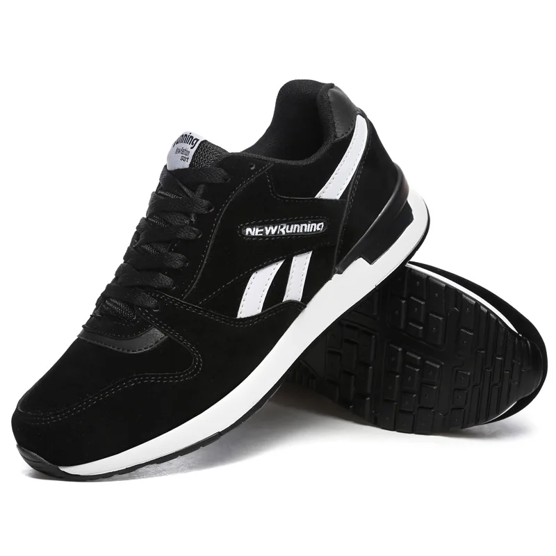 2018 hot sale genuine leather men running shoes for men