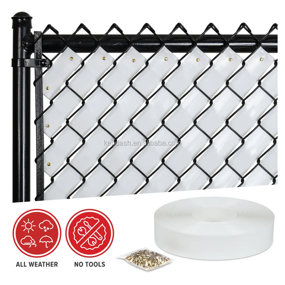 Privacy garden gence strip Chain-Link metal fence