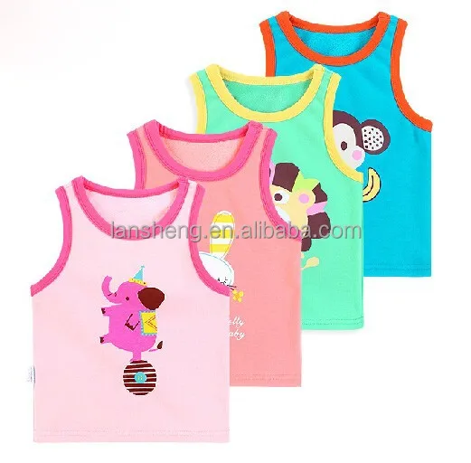 
custom unisex baby tank top, infant cotton vest 