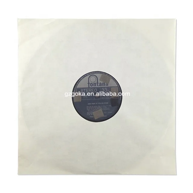 Набор из 7/10/12 'LP виниловый альбом упаковка внутренний мешок рисовая бумага & Пластиковые поли-лайн запись крышка рукава
