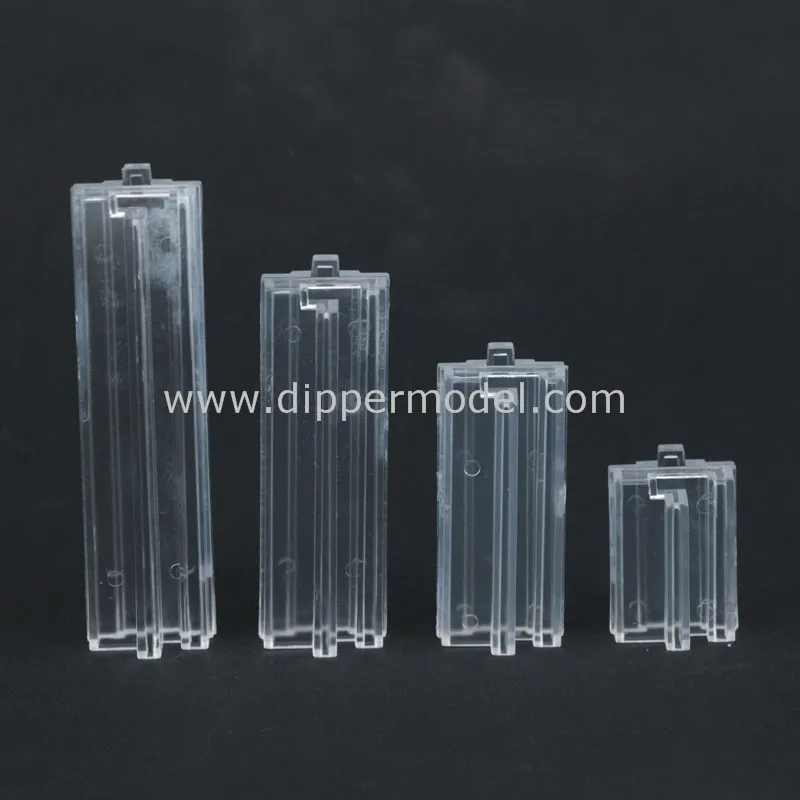 Plastic miniature scale architectural building model