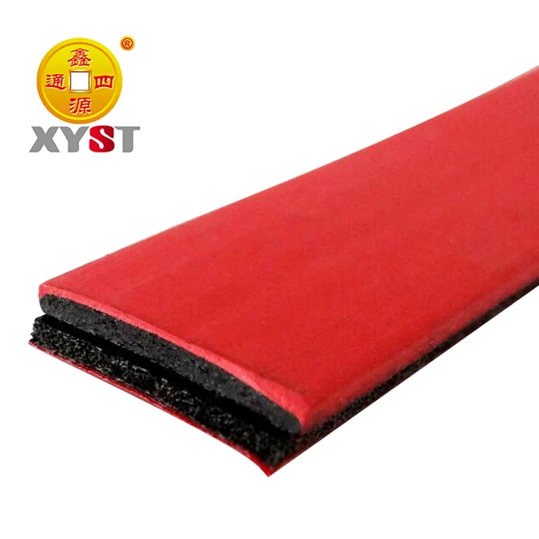 Intumescent fire door rubber seal strip for door and window