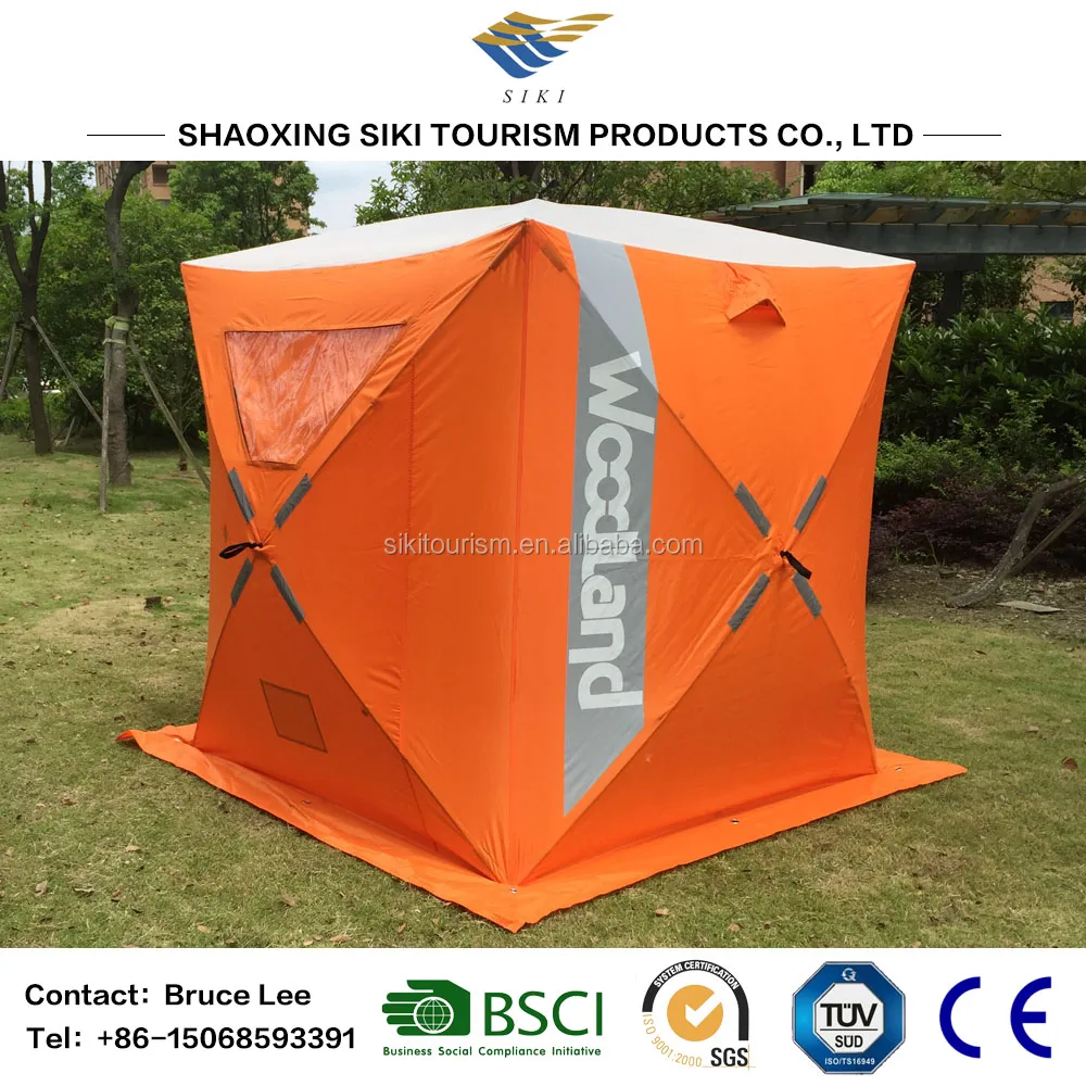 Ice fishing cub 3 Man  Portable  Market Hub ICE FISHING TENT Shelter