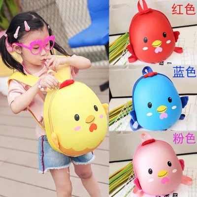 
customized wholesale kindergarten schoolbags cute eggs cartoon shoulder backpacks 