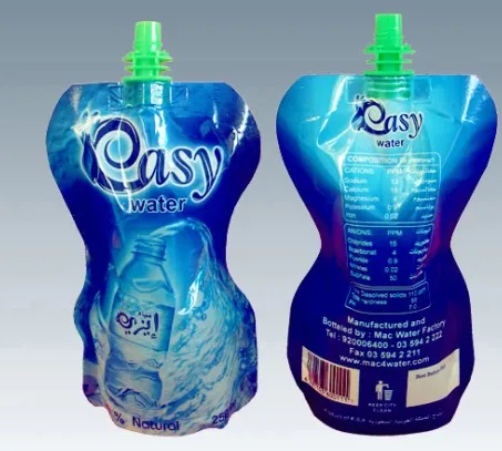 Fully Automatic Maquina Llenadora De Liquidos Trifilar Spout Pouch Juice Filling Machine