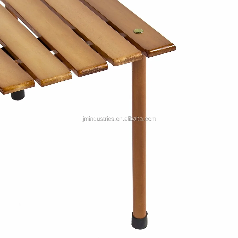 Wholesale Wooden Portable Roll  Picnic Egg Table