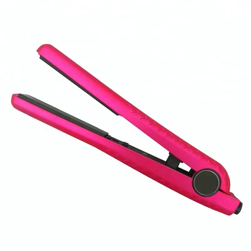 
Portable Convenience Mini Car Charger Hair Straightener Flat Iron Colorful Iron 