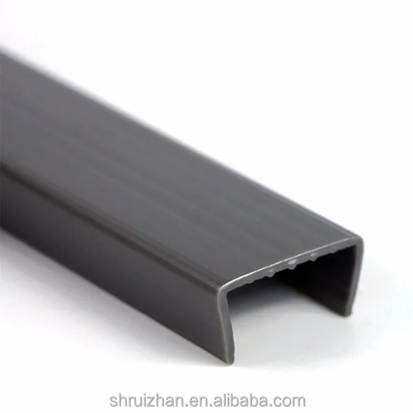 T-shape plastic strip/ U-shape extrusion plastic profile/ customized plastic profile