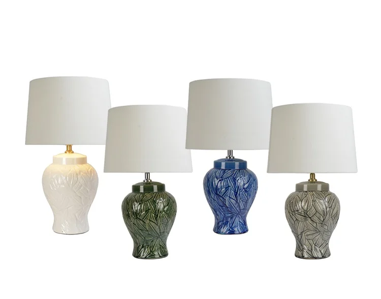 Chinese antique porcelain home desk decorative outlet hotel table lamp