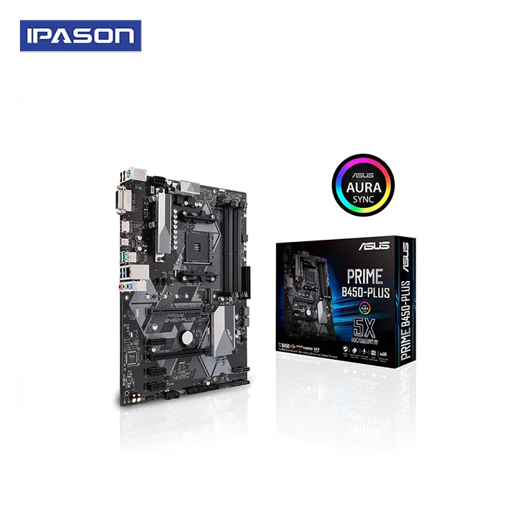 
Ipason Best Price B450 Intel I5 I7 Computer Mother Board 
