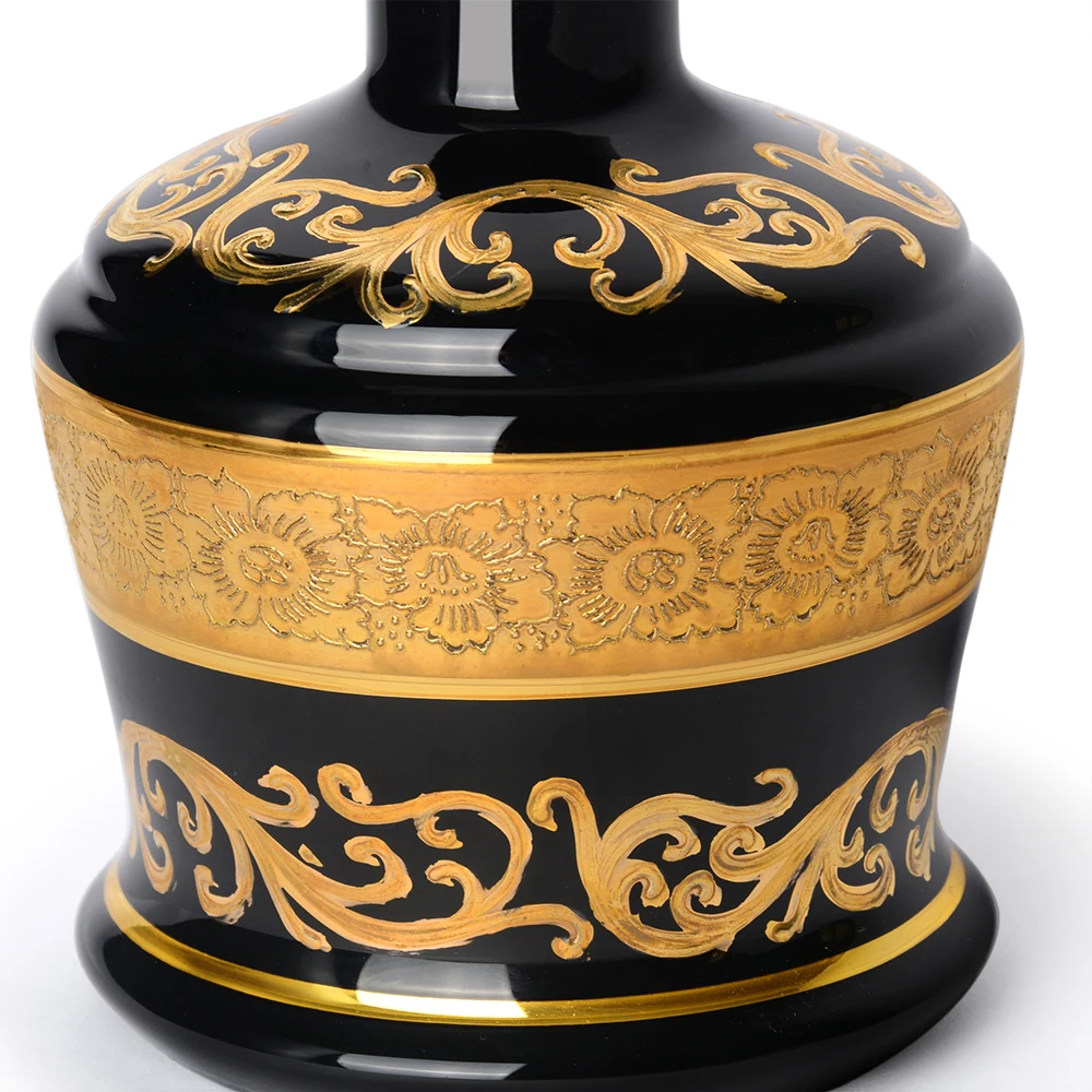 Luxury Mini Bohemia Glass Sheesha Vase Hukka Shisha Vaso Hookah Base