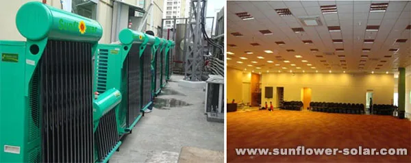 41000btu Floor Standing Type Hybrid Solar Air Conditioner