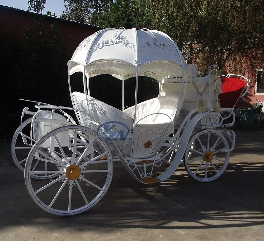 
Horse Carriage Customized design YZN Pumpkin Horse Drawn Carriage European Style 